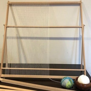 Huge Professional Weaving Loom Kit With Adjustable Stand (89 cm x 87 cm), Large Tapestry loom