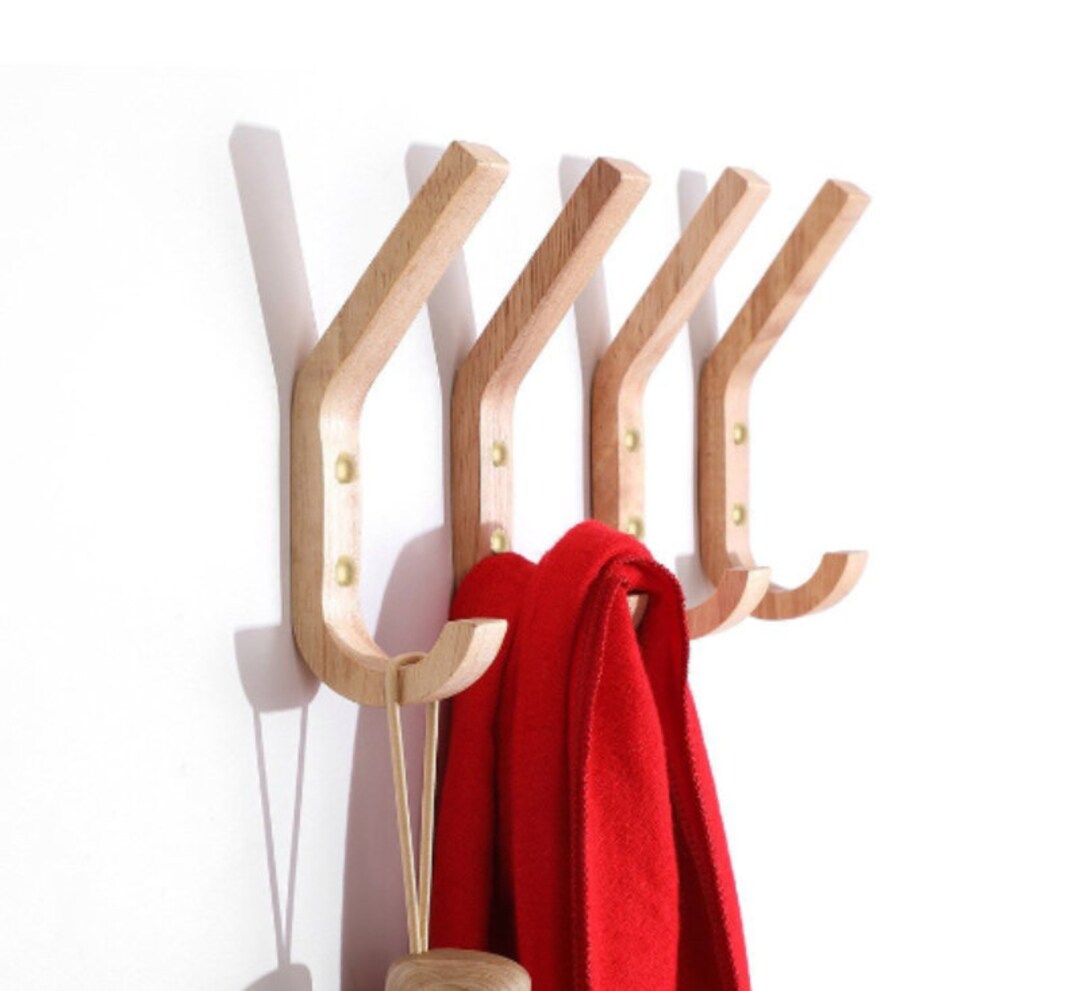 Wooden Wall Hook Modern Wooden Hook Wooden Hooks for Wall Wooden Hook