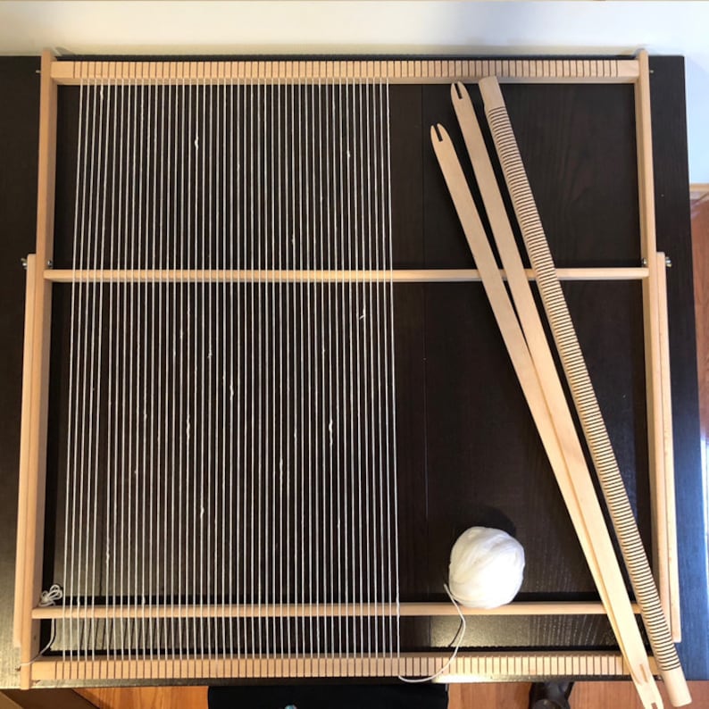Huge Professional Weaving Loom Kit With Adjustable Stand 89 Etsy
