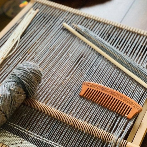 Round Weaving Loom Kit Circular Loom Hoop Frame Weave Etsy