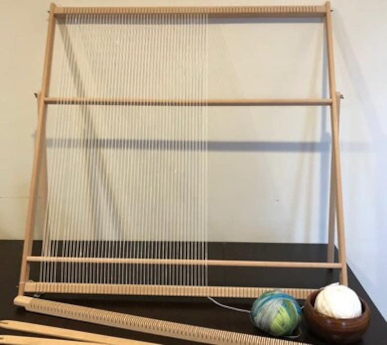 Huge Professional Weaving Loom Kit With Adjustable Stand 89 Etsy