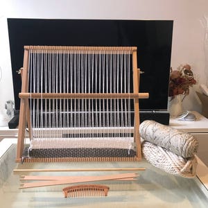 X Large Weaving Loom Kit, Also Known as Tapestry Weave Loom  Lap Heddle Loom With Stand, Weave Frame Loom, For Beginners - DIY