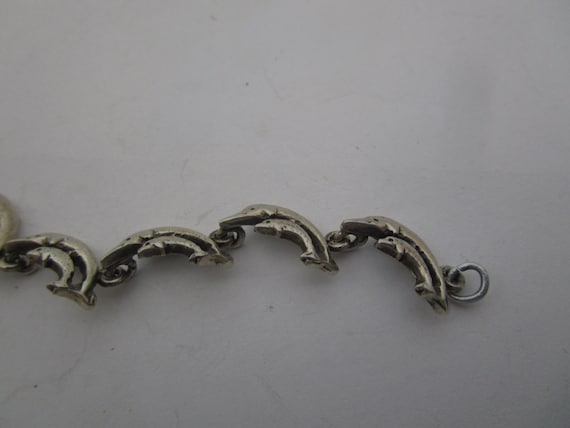 Vintage Sterling Silver Mother & Child Jumping Do… - image 2