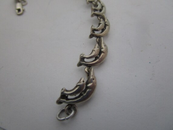 Vintage Sterling Silver Mother & Child Jumping Do… - image 3