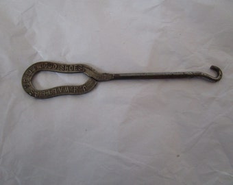 Antique Advertising Premium Shoe Button Hook J H Walters