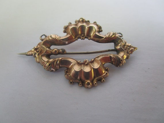 19th C Antique Victorian Gold or Gold Filled Fanc… - image 1
