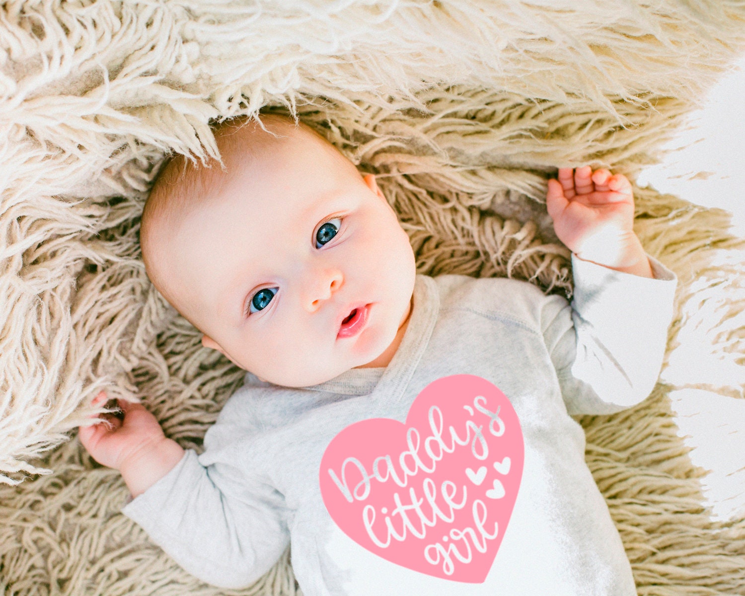 Download Daddy's little girl svg baby onesie design for | Etsy