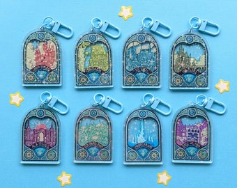 City Travel Charm: Holographic, 2.5inch