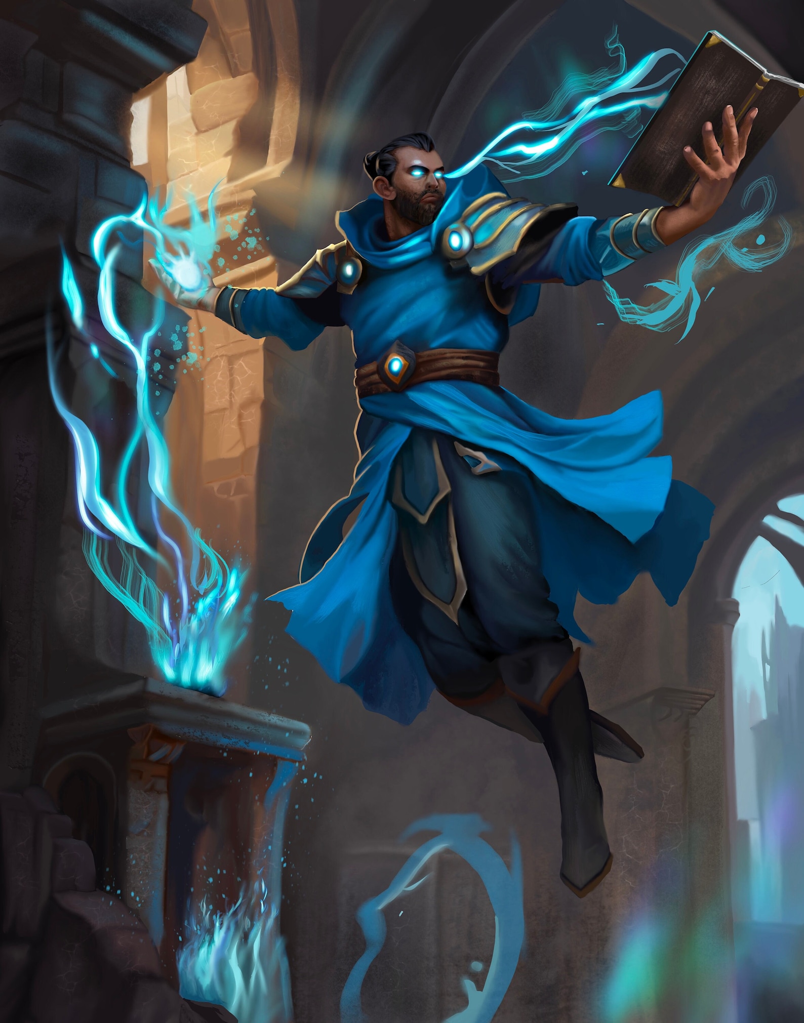 The Cleric Fantasy Art Print 11x17 - Etsy