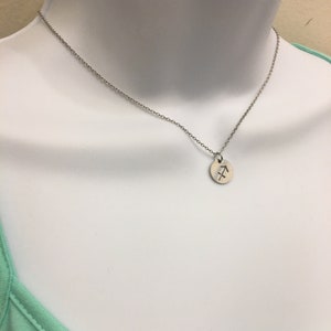 ZODIAC SIGN SAGITTARIUS Stainless Steel  Necklace, 1.5 mm  cable Stainless Steel Chain.