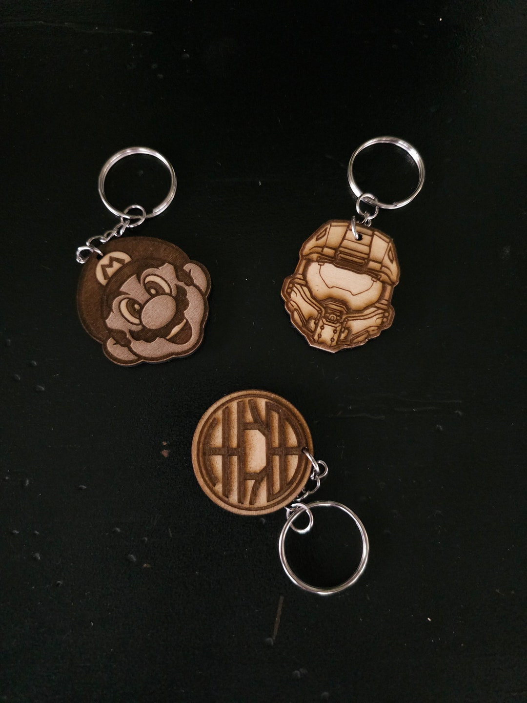 Custom Engraved Wooden Key Chains - Etsy