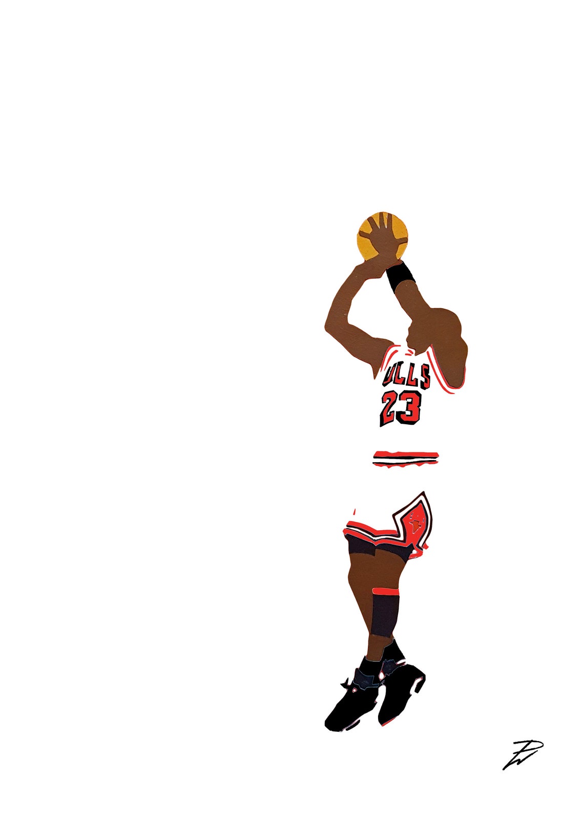 Michael Jordan Alternate Poster Print. A4/A3 Michael Jordan - Etsy