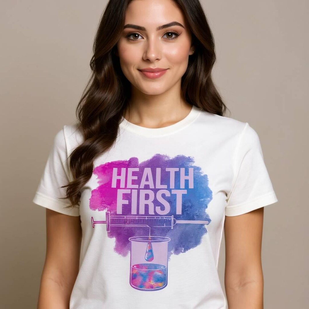 Health First Lab: Vibrant Science & Wellness Tee - Etsy