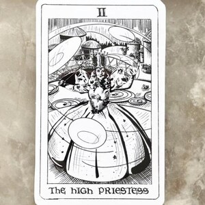 Die Hohepriesterin, "Der Zauberer von Oz" Tarot Karte Druck