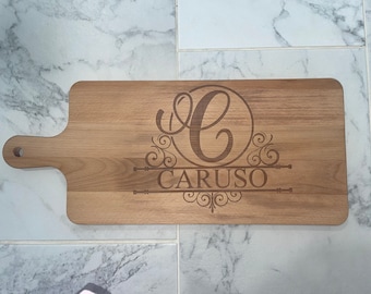 Personalized charcuterie board