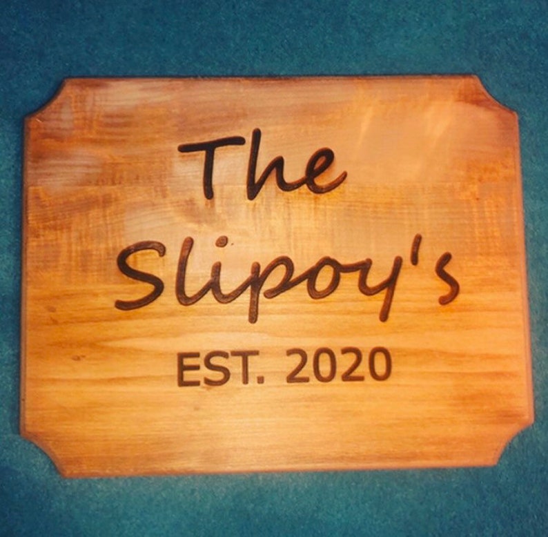 Personalized Wood Sign Etsy
