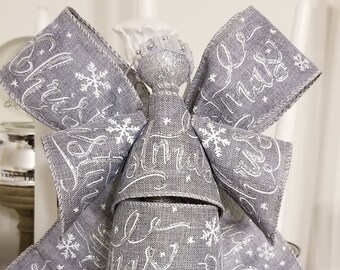 Ángel navideño de arpillera gris, adorno, recuerdo, regalo inspirador, decoración