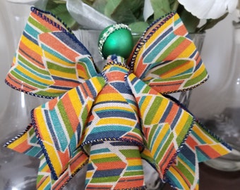 Ángel de cinta de arpillera multicolor, recuerdo, regalo inspirador o decoración