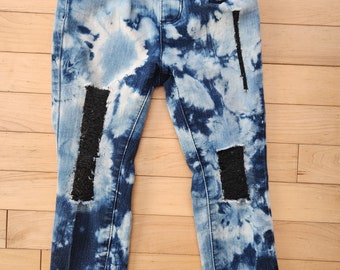 GRÖSSE 4T Kinder Distressed Acid Wash Jeans - Versandfertig