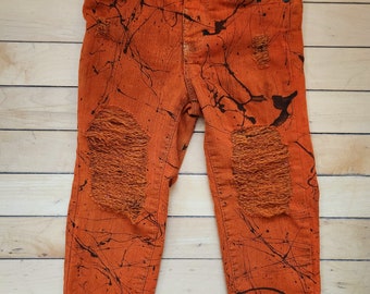 GRÖSSE 2T Kinder Distressed Jeans - Versandfertig