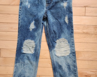 SIZE 7 Kids Distressed Jeans - Ready to Ship