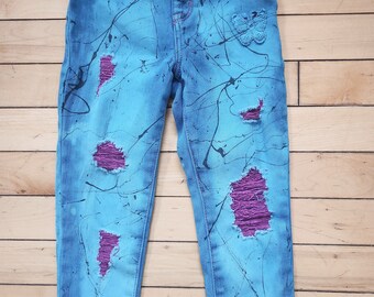 GRÖSSE 4T Kinder Distressed Jeans - Versandfertig