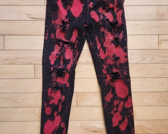 SIZE 7 Kids Distressed Skinny Jeans - Versandfertig