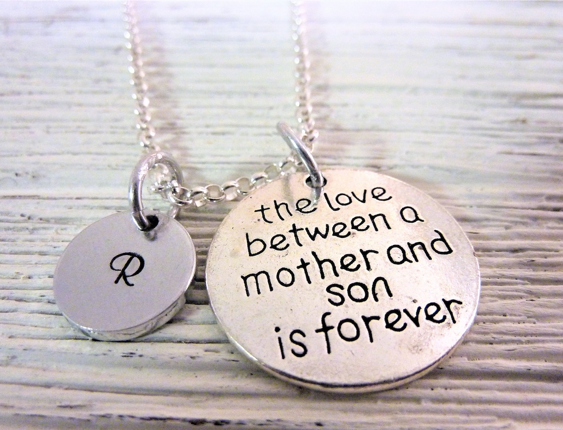 Mother and Son the Love Between a Mother and Son is Forever | Etsy