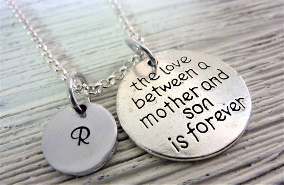 mother and son forever necklace