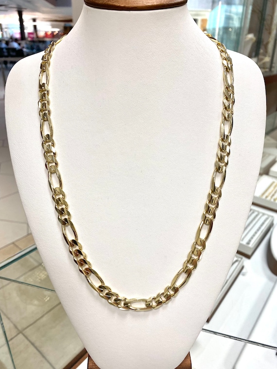 14k 6mm Solid Yellow Gold Rope Chain. Classic Rope Chain. Mens Gold Chain.  