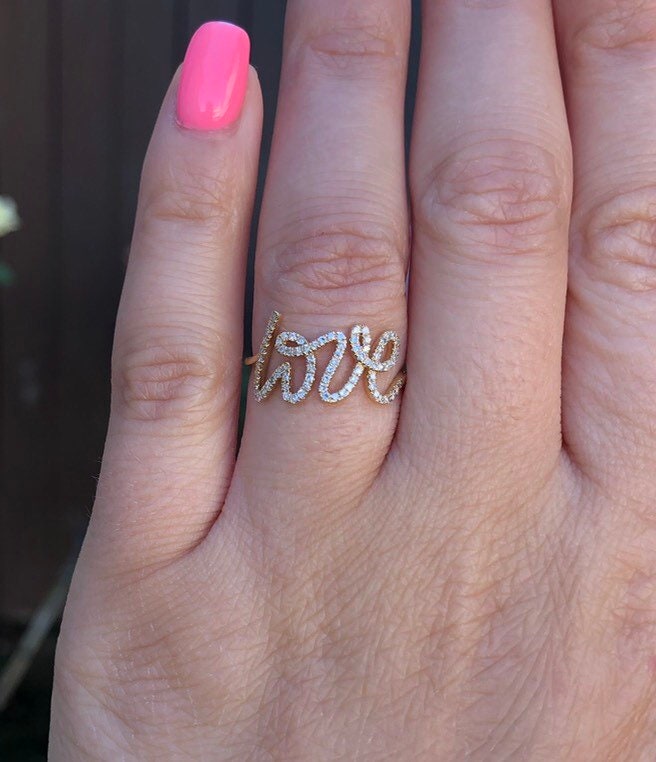 Tiffany love ring deals
