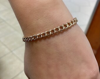 14k Rose Gold Cuban Link Rose Gold Link Ladies