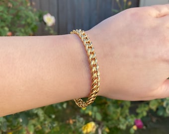 14k Yellow Gold 7mm Miami Cuban 