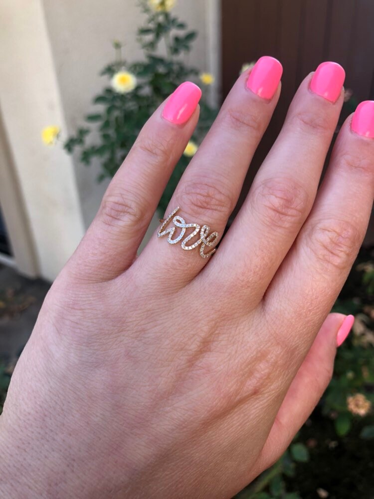 Tiffany love ring gold new arrivals