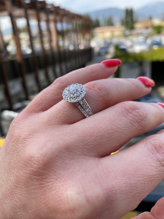 Prong Set Double Halo Diamond Engagement Ring – Kirk Kara