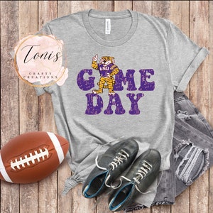 LSU Game Day PNG file, PNG, Sublimate, dtf printing