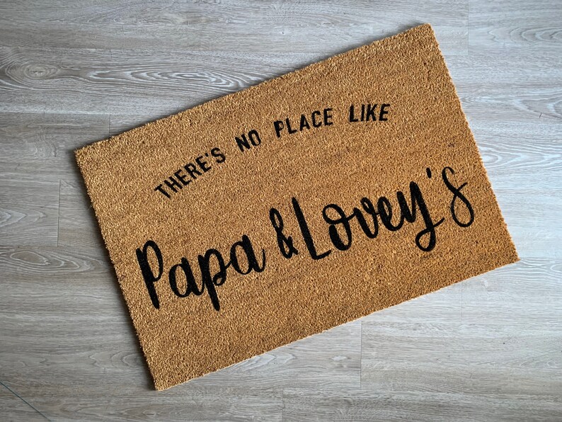 Grandparent Doormat Custom Grandparent Mat Theres Etsy