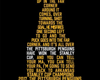 Pittsburgh Penguins Stanley Cup Poster