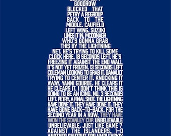 Tampa Bay Lightning 2021 Stanley Cup Poster