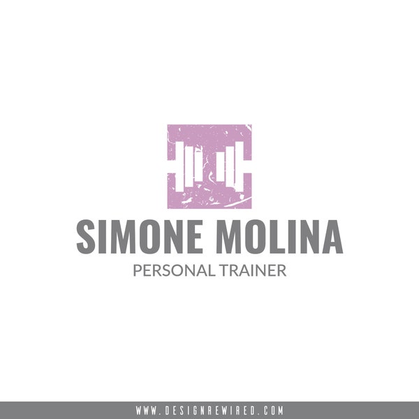 Premade Logo · Fitness Logo · Personal Trainer Logo · Gym Logo · Health & Wellness Logo · Small Business Logo · Feminine · Masculine