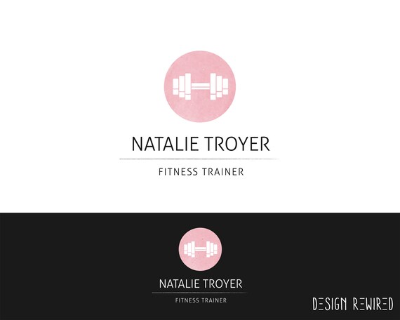 Premade Logo Business Logo Fitness Logo Trainer Logo Etsy