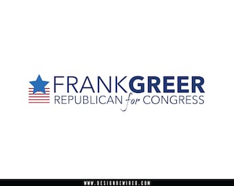 Premade Logo · Campaign Logo · Election Logo · Political Logo · School Board · Trustee ·  City Council · Republican · Democrat · Logo Design