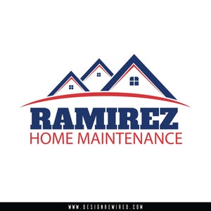 Premade Logo · Handyman Logo · Home Repair Logo · Home Maintenance Logo · Small Business Logo · Masculine Branding