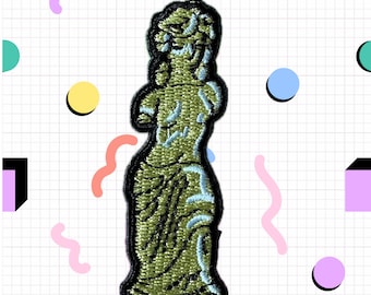 Parche bordado de Venus de Milo gomoso