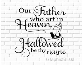 Free Free 269 Our Father Prayer Svg SVG PNG EPS DXF File