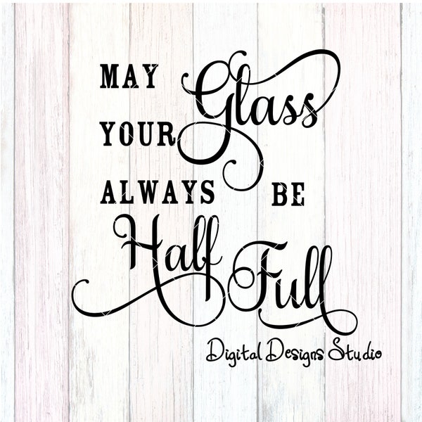 Glass Half Full Etsy