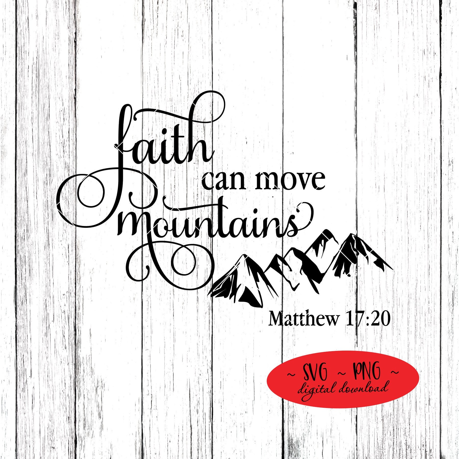 Faith Can Move Mountains {Translucent Acrylic Keychain} Faith Can Move Mountains {Translucent Acrylic Keychain}