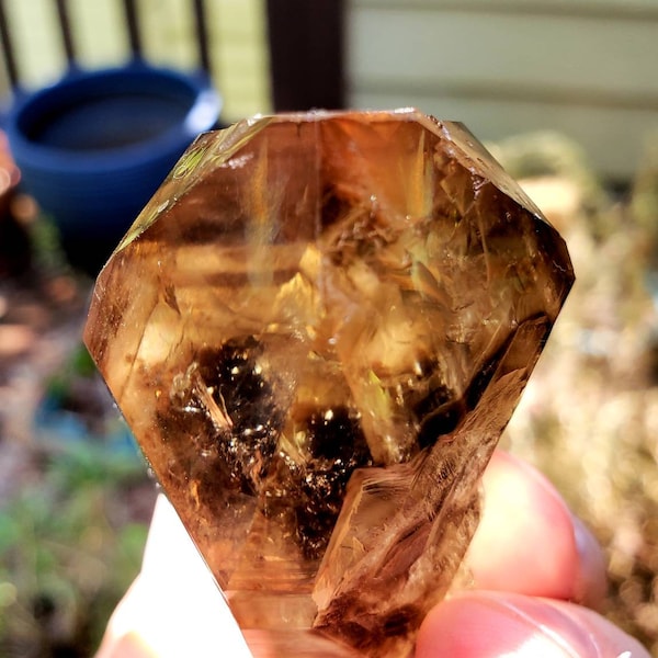 Natural Smoky Quartz scepter from Hallelujah Junction.