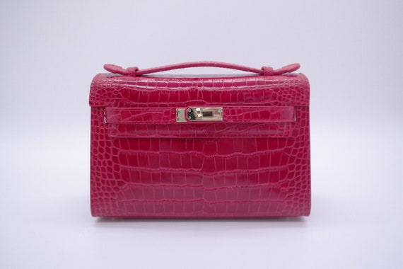 red croc crossbody bag