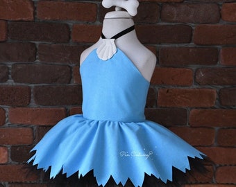 Betty Rubble Costume for Baby, Betty Rubble Birthday Dress, Flinstone Betty  Rubble Outfit Set, Halloween Costume 